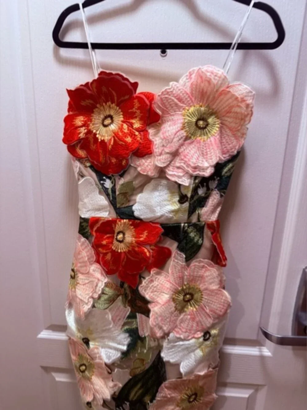 Elliatt Solara Strapless Midi Dress in Pink Floral Size XS NWT - Picture 4 of 6